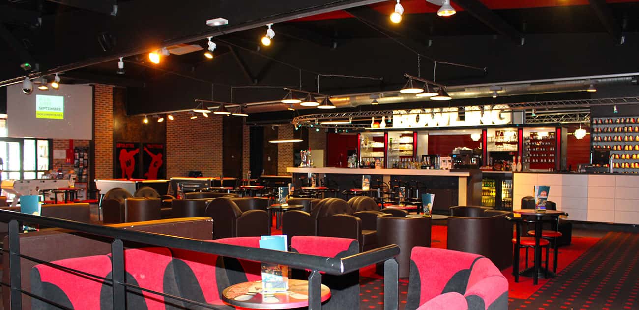 Le bar du Fox Bowling à Sainte-Gemmes-sur-Loire, près d'Angers